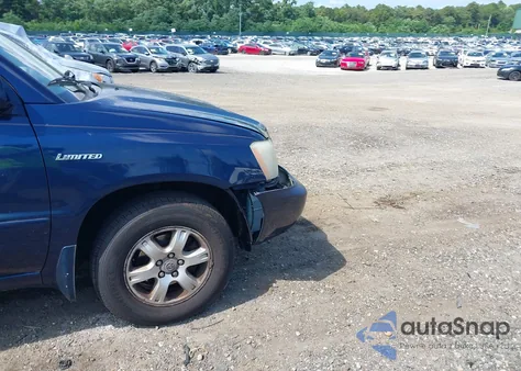 2003 Toyota Highlander Limited V6 из США, поврежденный, VIN JTEHF21A930125888